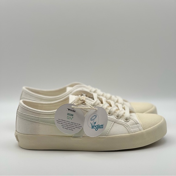 NWT Gola Ladies Coaster Sneakers Retro Style Lace Up Size 7 - Picture 8 of 10